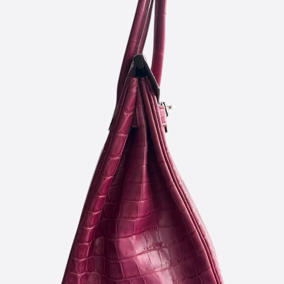 Hermes Pink Crocodile Birkin 30 - Picture 2 of 7